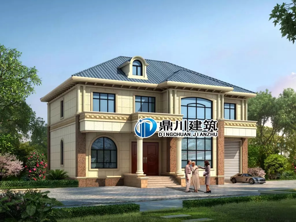 農村自建房巧用羅馬柱，讓房子高端大氣還不貴！