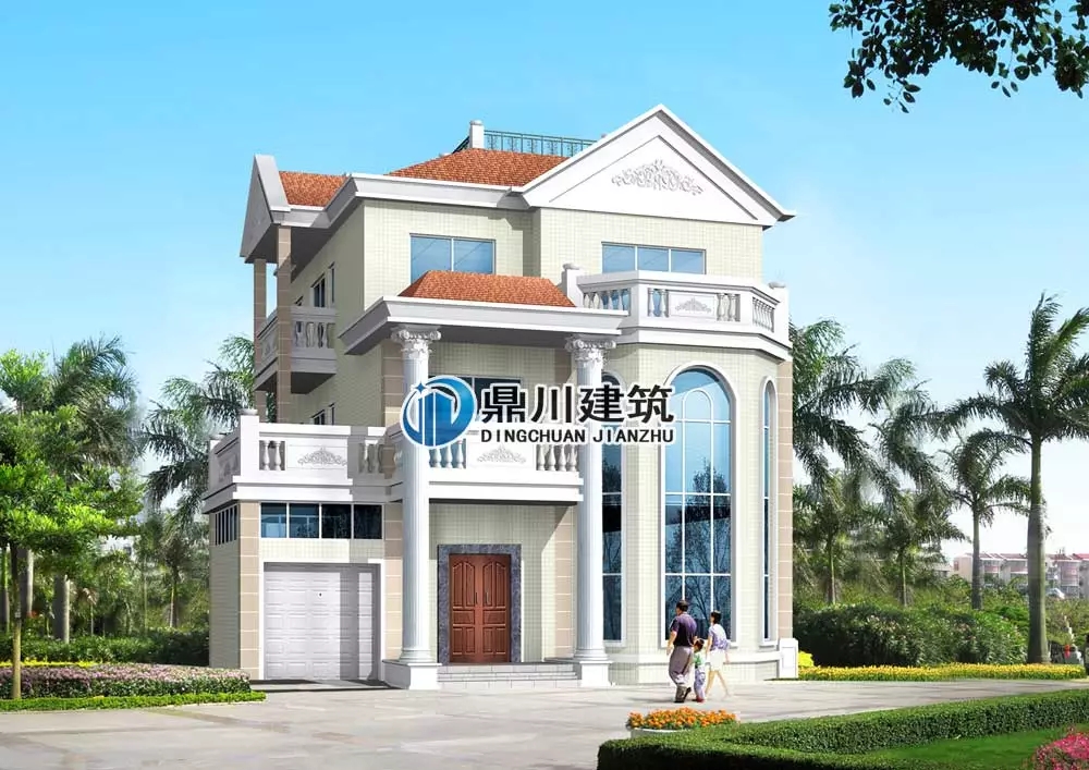 農村自建房巧用羅馬柱，讓房子高端大氣還不貴！